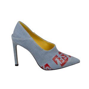 Diesel D-Femme Womens Blue Demin Pumps Size 7 NWT